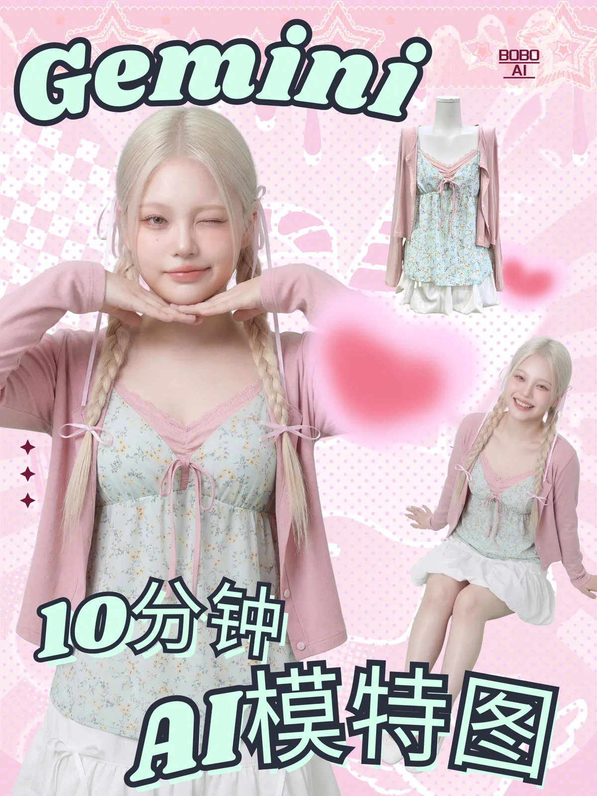 Dear Days Cheongsam Top (Cream)
